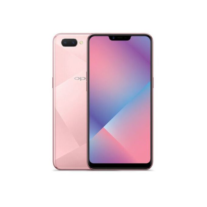 Oppo A3S 64GB + 4GB RAM – 4G LTE Dual SIM – 6.2-inch Display – Face Unlock Pink
